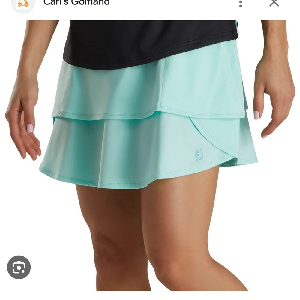 FJ Footjoy layers women’s golf skirt, NWT aquamarine